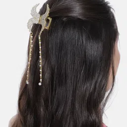 LAIDA Women Embellished Chain Claw Clip-image-31