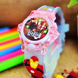 Shocknshop Boys Printed Dial & Straps Digital Watch 340 Ironman SkyBlue-20