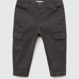 Mango Kids Boys Cargo Style Trousers-image-29