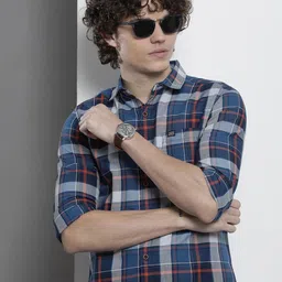 The Indian Garage Co Men Checked Casual Shirt-image-84