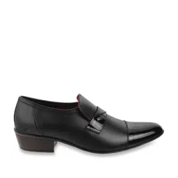 Mochi Men's Black Formal Loafers-image-43