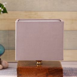 Devansh Grey Solid Contemporary Column Table Lamp image 5