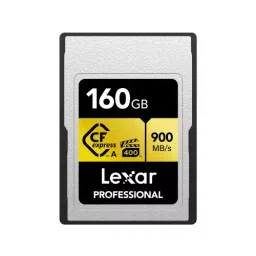 Lexar Professional CFexpress Type A Memory Card 160 GB Upto 900 Mbps Read & 800 Mbps Write Speed, GOLD-15