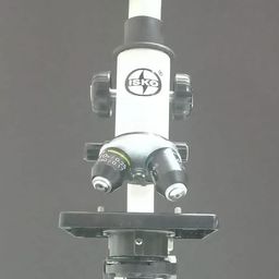 isko ISKO® IS-02 Student Compound Biological Triple Nose Microscope with LED Light and 50 Microscope Plain Slides and 5 Prepared Slides image 3