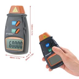 GSK Corporation® Handheld Contact Digital Tachometer Motor Speed Gauge Tester Accurate Digital Speedometer image 3