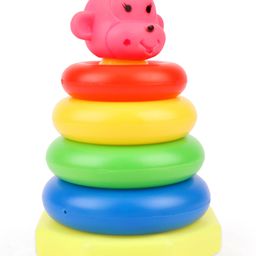Ratnas Squeaky Stacking Ring Toy of 7 Pieces - Multicolour-image-91