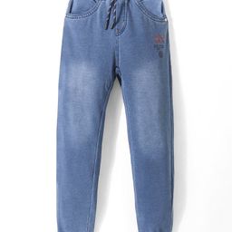 Olio Kids Denim Full Length Jeans Solid Colour -  Deep Blue-picture-11