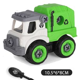 SVE Sanitation Truck Vehicles With 1 Screwdriver Tool Pack of 2  Multicolor image 3