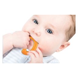 Vworld Baby Teether Toy BPA-Free Multiple Teething Surfaces for Kids of 3 Months & Above Infant Toys Phone and Mango Teether (Pack of 2) (multicolour) image 4