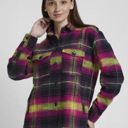 Spykar Multicolor Cotton Checks Shirt-image-2