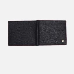 Allen Solly Navy Formal Leather Bi-Fold Wallet for Men image 4