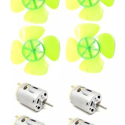 Invento ISC 1946-2C 6-12V Toy Hobby DC Motor 27x33mm with 4 Vanes 4 Inch Fan Propeller-image-24