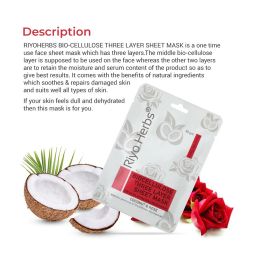 Riyo Herbs Bio Cellulose Three Layer Sheet Mask - 30 gm image 3