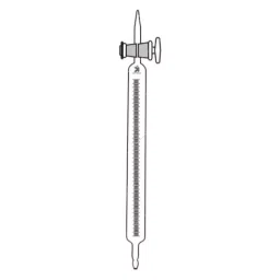 ABGIL Boyle's Law Gas Burette 100 ml Graduated with Zero at Closed End and Stopcock, BRT-127-03-13