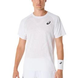 Asics Men's Brilliant White Match Actibreeze Ss T-Shirt-image-32