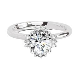 Sparkles Lab Grown Diamond 14k (585) White Gold Ring for Women-picture-18