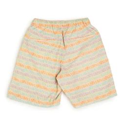 U.S. Polo Assn. Kids Beige Cotton Casual Embroidery Shorts-image-30
