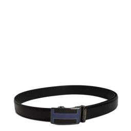 Allen Solly Black Leather Solid Waist Belt-picture-28