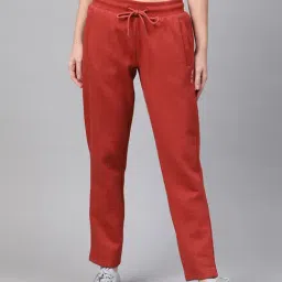 ALCIS Maroon Textured Trackpants-image-25