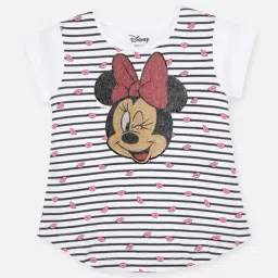 Mickey & Friends Printed Tshirt For Kids Girls-image-55