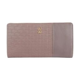 Baggit Purple Textured Large Bi-Fold Wallet-image-78