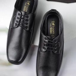Action Men's Black Derby Shoes-image-65