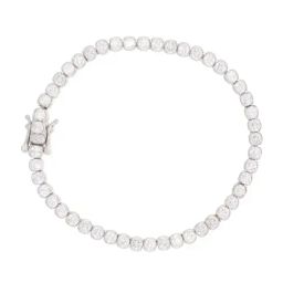Anayra 92.5 Sterling Silver Trendy Zircon Tennis Bracelet for Women-44
