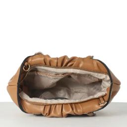 Van Heusen Brown Solid Medium Handbag image 5