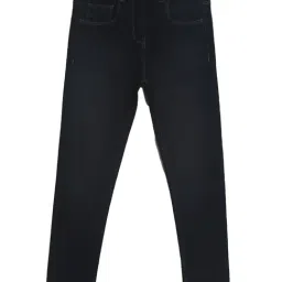 Tales & Stories Kids Black Solid Jeans-image-92