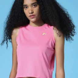 Only Pink Round Neck T-Shirt-image-64