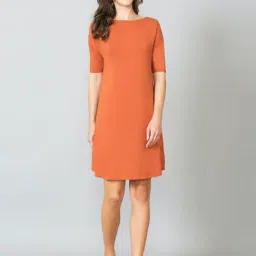 Van Heusen Orange Cotton Modal Relaxed Fit Sleep Tees-image-86