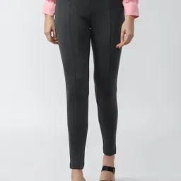 Van Heusen Grey Regular Fit Mid Rise Pants-image-31