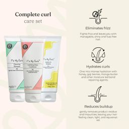 Fix My Curls Cleansing Shampoo, Hydrating Deep Conditioner & Leave In Cream Combo image 3