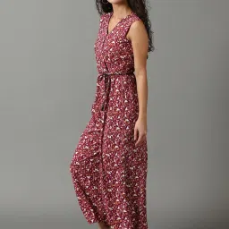 showoffff SHOWOFF Mauve Printed Jumpsuit image 3