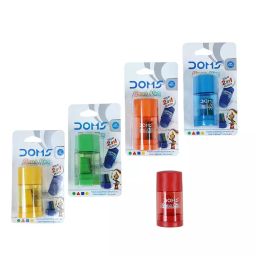 Doms ErasNer Non-Toxic Assorted Color & Plastic Eraser & Sharpner, 7656-1
