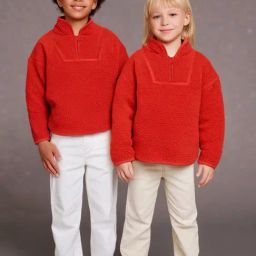 Cherry Crumble By Nitt Hyman Unisex Red Loose Fit Sweatshirt-image-51