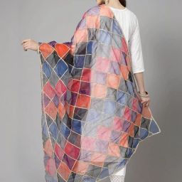 Stylum Multicolor Block Print Dupatta image 2