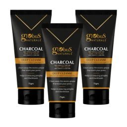 Globus Naturals Charcoal Peel-Off Mask - Pack of 3-22