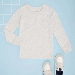 Pantaloons Junior Girls Solitary Star Cotton Solid Full Sleeves Casual Tops & Tees-image-94