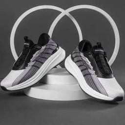 Red Tape Men's Textured White Running Shoes-25
