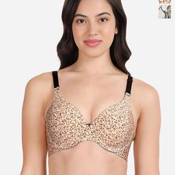 shyaway Pack Of 2 Printed Lightly Padded Medium Coverage T-shirt Bras With All Day Comfort-image-33