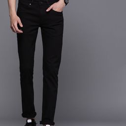 Louis Philippe Jeans Men Black Slim Fit Low-Rise Stretchable Jeans-picture-29