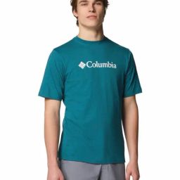 Columbia Mens Teal CSC Basic Logo Tshirt-image-3