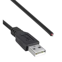 QUALTEK ELECTRONICS USB CORD, 2.0 A PLUG-FREE END, 3.05M/BLK, 3021017-10-image-22