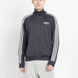 adidas Dark Grey Regular Fit High Neck Sports Jacket-image-63