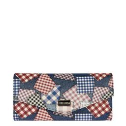 Bellissa Blue Printed Premium Tri-Fold Wallet for Women-26
