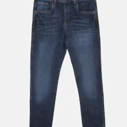 Kiddopanti Kids Navy Solid Jeans-picture-15