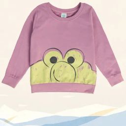 MINIKLUB Kids Purple Printed Full Sleeves Sweatshirt-image-51
