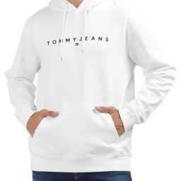Tommy Hilfiger White Logo Regular Fit Hoodie-picture-29