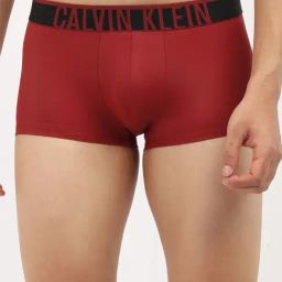 Calvin Klein Underwear Maroon Regular Fit Trunks-picture-17